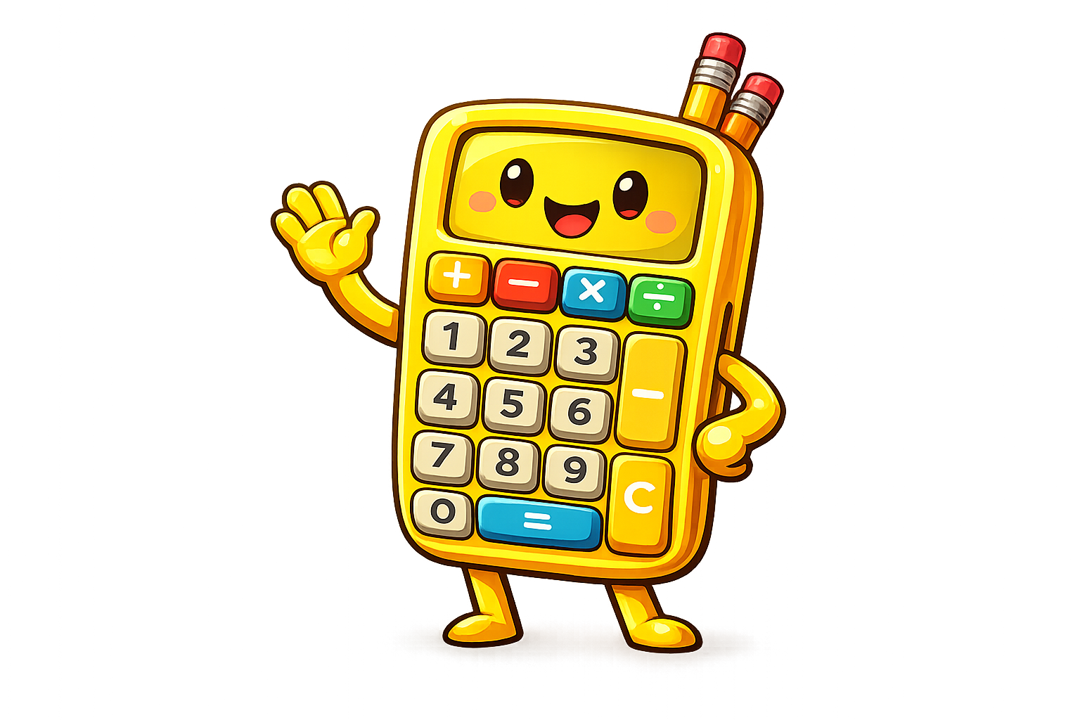 Mascote da Roleta dos Desafios Matemáticos
